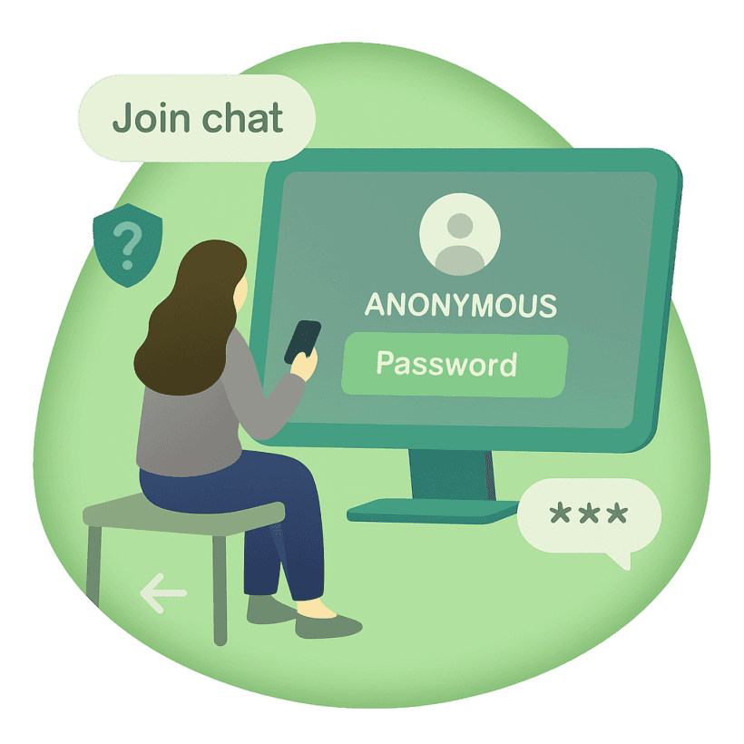 匿名聊天室橫幅